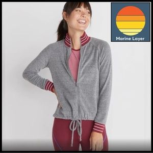 Marine Layer Women’s Virginia Full Zip Track Jacket. Size XL.